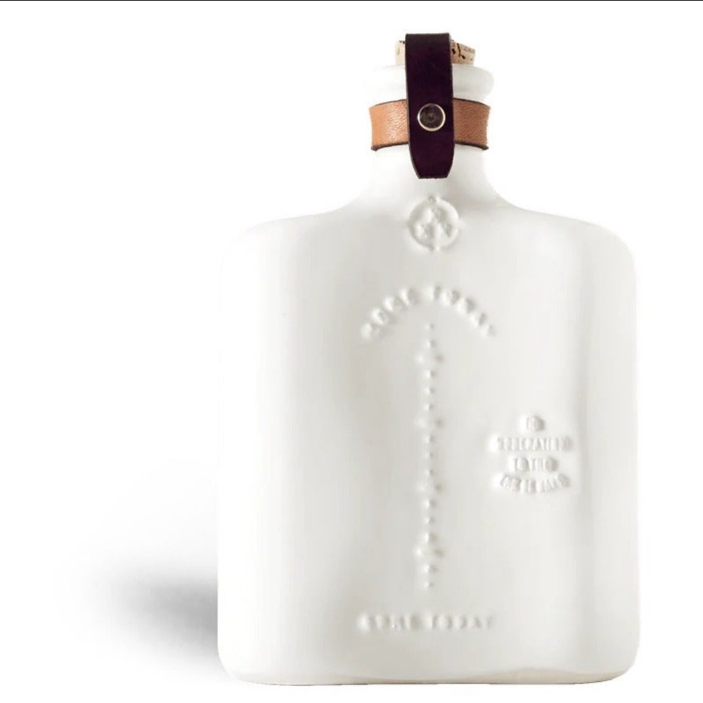 Ivory Ceramic Flask 11oz by Misc Goods Co.